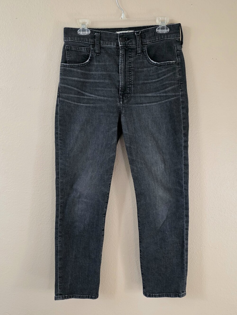 Madewell Womens Charcoal The Perfect Vintage Crop Denim Jean - Size 27